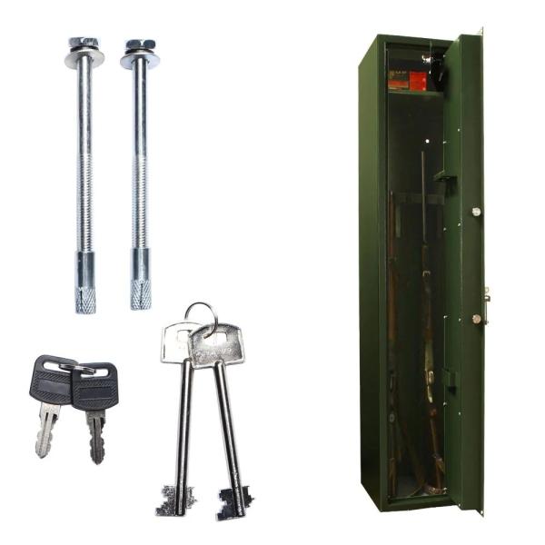 Rottner Munitionsschrank Waffenschrank Montana 5 Doppelbartschloss grün T04712